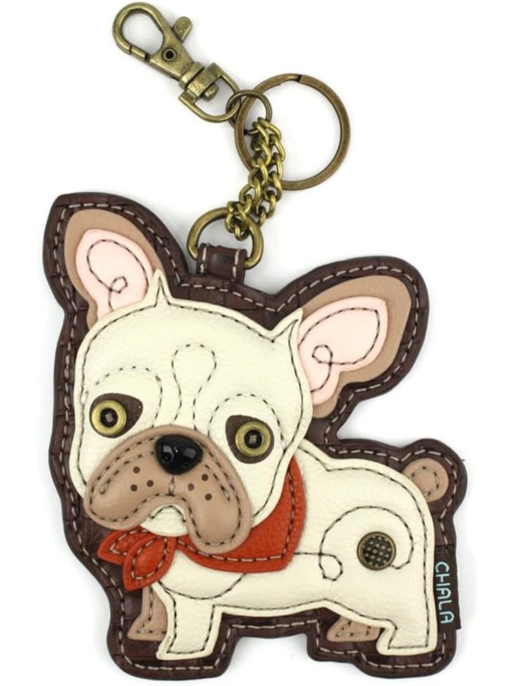 Adorable French Bulldog Key Fob & Coin Purse Accessory - Cute Dog Lover Gift